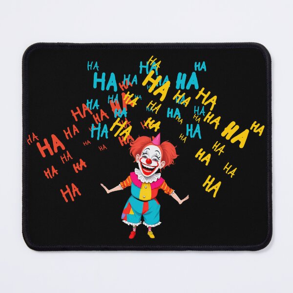 Item preview, Colorful laughing clown with ha ha ha text designed and sold by HarridanCreates.