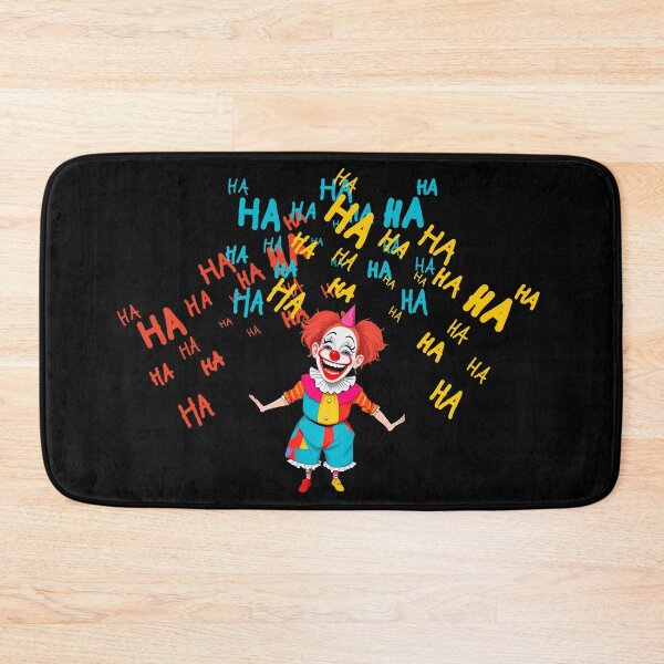 Item preview, Colorful laughing clown with ha ha ha text designed and sold by HarridanCreates.