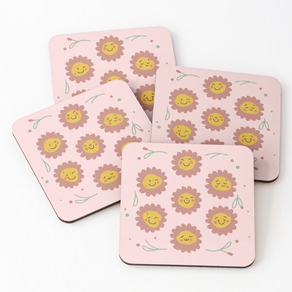Item preview,  Kawaii Minimal Marigold Flower Pattern  designed and sold by PatternInArt.