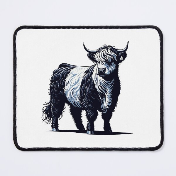 Item preview, Belted Galloway Cow  designed and sold by cave-canvas.