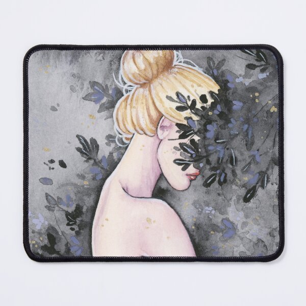 Item preview, Dark forest - Watercolor and gouache painting designed and sold by Ellen Wilberg.