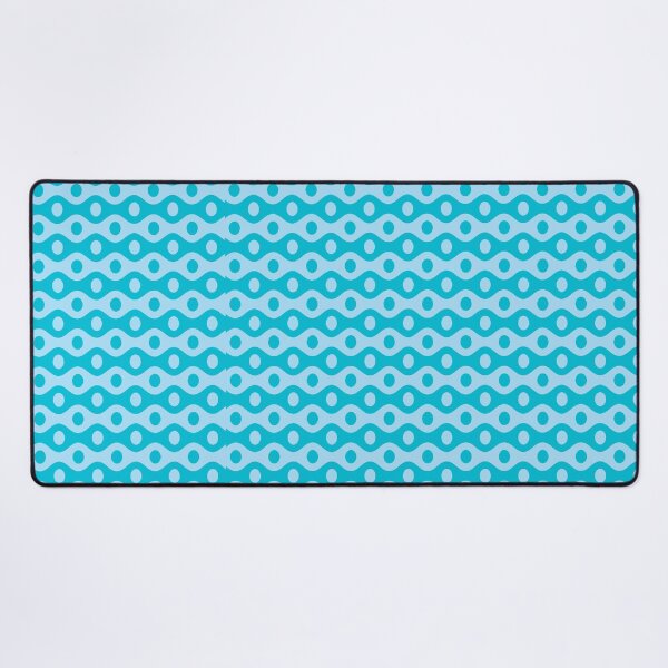 Item preview, Mid Century Modern Geometric Circles Pattern Pacific Cyan designed and sold by Prints and Lifestyle.