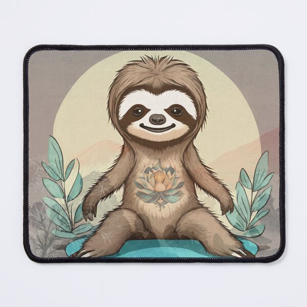 Item preview, Cute Cartoon Baby Sloth Animal, Cute Baby Sloth Is A Chilled Sloth Vibing  designed and sold by Cuteanimalgifts.