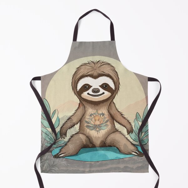 Item preview, Cute Cartoon Baby Sloth Animal, Cute Baby Sloth Is A Chilled Sloth Vibing designed and sold by Cuteanimalgifts.