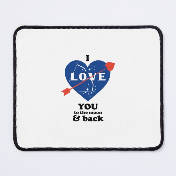 Item preview, NASA heart logo - I love you to the moon and back designed and sold by Patmo-Art.