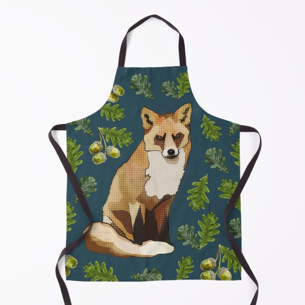 Item preview, Fox with Oak Leaves Acorns by BeeFoxTree (Evening) designed and sold by BeeFoxTree.