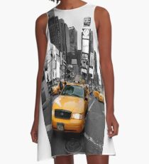 ICONIC TIMES SQUARE NEW YORK CITY USA - Professional Photo A-Line Dress