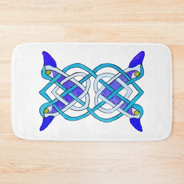 Item preview, Celtic tracery blue colors designed and sold by Zamen.