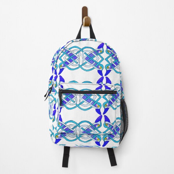 Item preview, Celtic tracery blue colors designed and sold by Zamen.