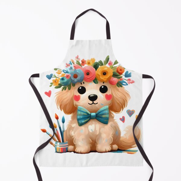 Item preview, Paws and Paint: A Whimsical Canine Canvas designed and sold by AI-Only Creations.