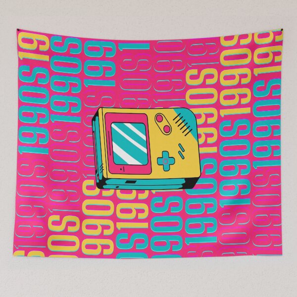 Item preview, 1990s retro design 19 - OG Pink Background designed and sold by PunjabanJatti.