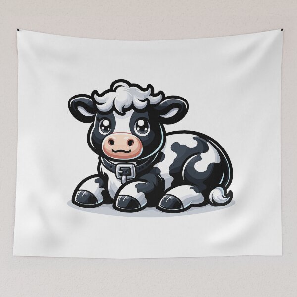 Item preview, Belted Galloway Cow  designed and sold by cave-canvas.