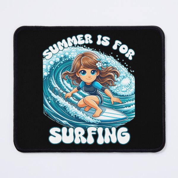 Item preview, Summer Is For Surfing Cute Girl designed and sold by Aurorapod.