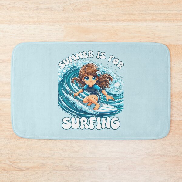 Item preview, Summer Is For Surfing Cute Girl designed and sold by Aurorapod.