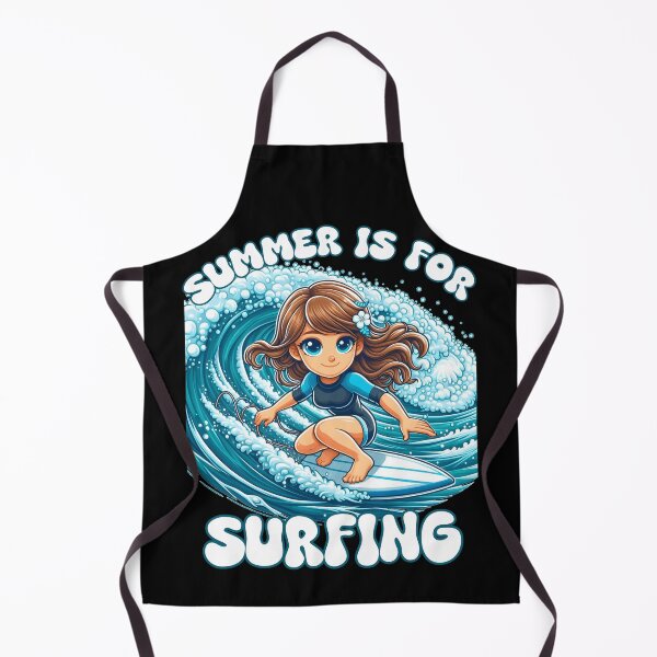 Item preview, Summer Is For Surfing Cute Girl designed and sold by Aurorapod.