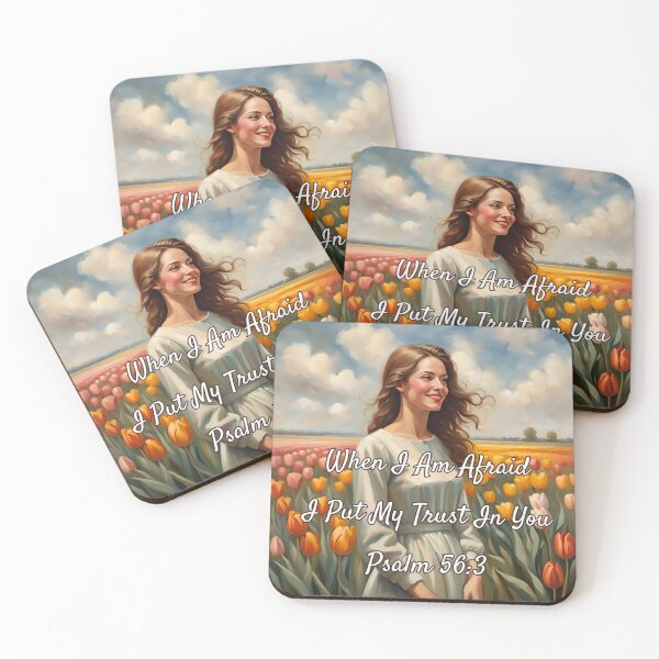 Item preview, JW Year Text 2024 When I am afraid I Put My Trust In You designed and sold by Gabriela McDaniel.