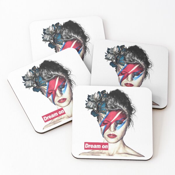 Item preview, Female Model Face David Bowie Style-Dream on designed and sold by RedPurple-Tees.
