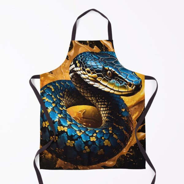 Item preview, Blue Gold Spotted Rattlesnake designed and sold by TheArtOfPat.