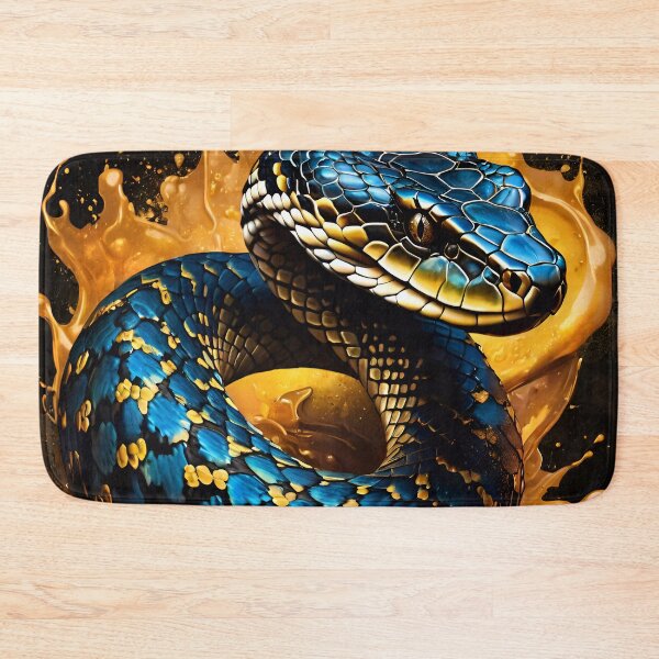Item preview, Blue Gold Spotted Rattlesnake designed and sold by TheArtOfPat.