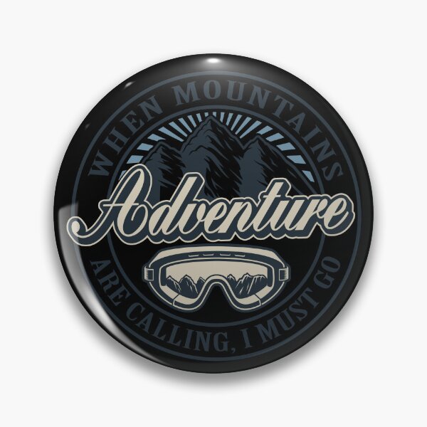 Item preview, WHEN MOUNTAINS ARE CALLING I MUST GO, designed and sold by Inspiretouplift.