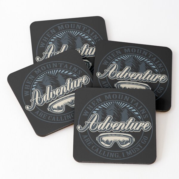 Item preview, WHEN MOUNTAINS ARE CALLING I MUST GO, designed and sold by Inspiretouplift.