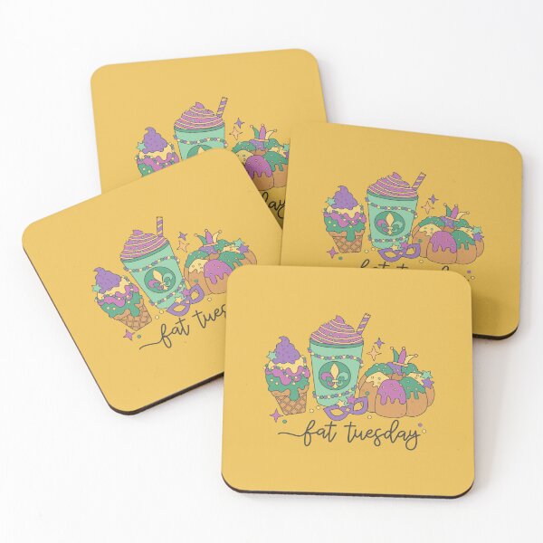 Item preview, Fat Tuesday King Cake Mardi Gras New Orleans  designed and sold by ArtMeetsPizza.
