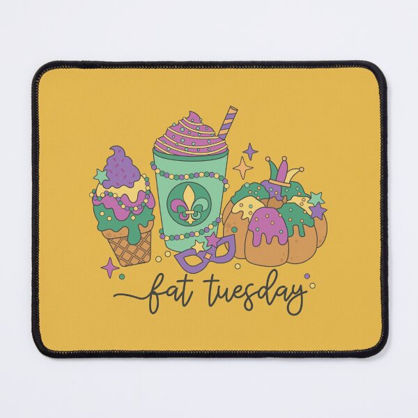 Item preview, Fat Tuesday King Cake Mardi Gras New Orleans designed and sold by ArtMeetsPizza.