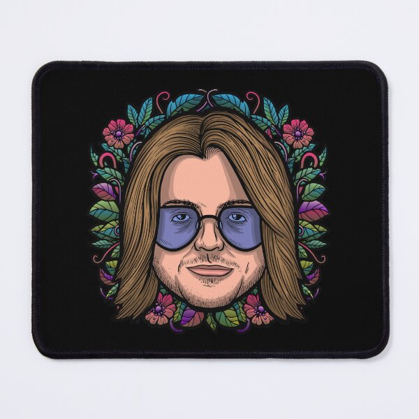 Item preview, Mitch Hedberg (Flowered) designed and sold by BaddestShirt.