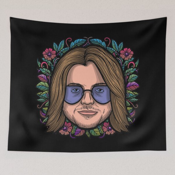 Item preview, Mitch Hedberg (Flowered) designed and sold by BaddestShirt.