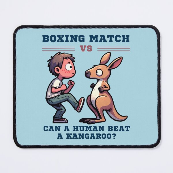 Item preview, Can a Human Beat a Kangaroo T-Shirt: Exploring the Unthinkable! designed and sold by SmallBoY1996.