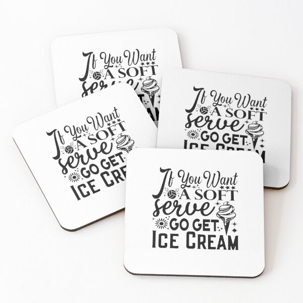 Item preview, If You Want A Soft Serve Go get Ice Cream Funny Volleyball Team game day  designed and sold by saadabs.