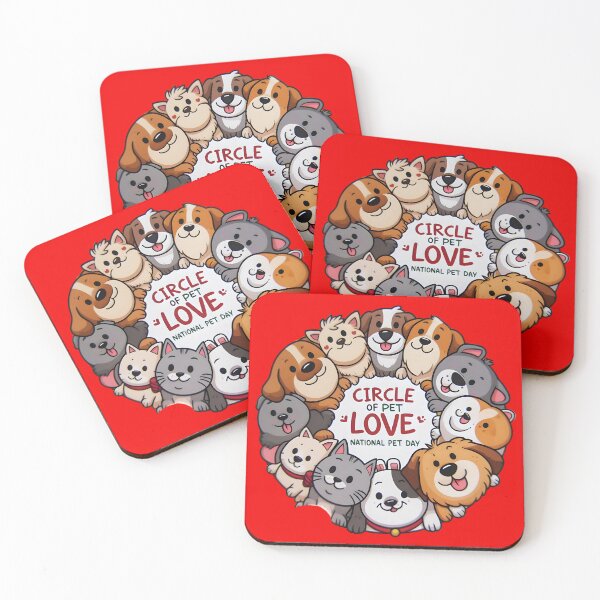 Item preview, Paws of Affection: National Pet Day designed and sold by AI-Only Creations.