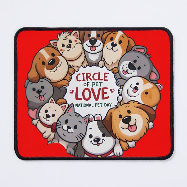 Item preview, Paws of Affection: National Pet Day designed and sold by AI-Only Creations.
