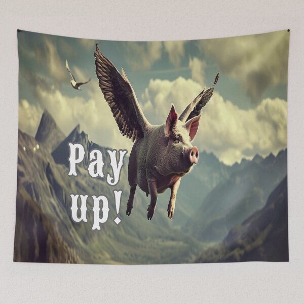 Item preview, Pay Up! designed and sold by Surreallytee.