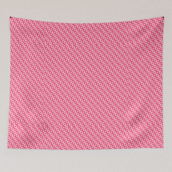 Item preview, Mid Century Modern Geometric Circles Pattern French rose designed and sold by Prints and Lifestyle.