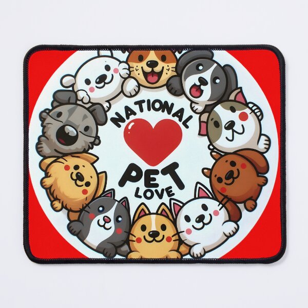 Item preview, Furry Joy: Celebrating National Pet Day designed and sold by AI-Only Creations.