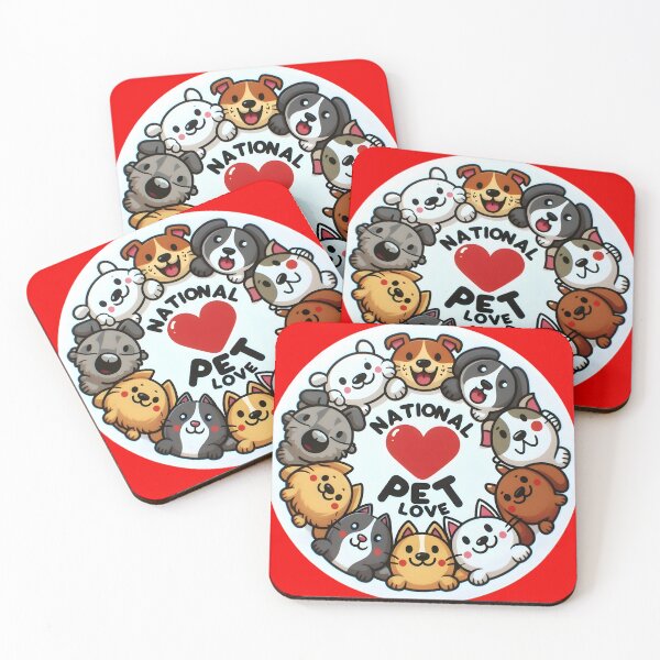 Item preview, Furry Joy: Celebrating National Pet Day designed and sold by AI-Only Creations.