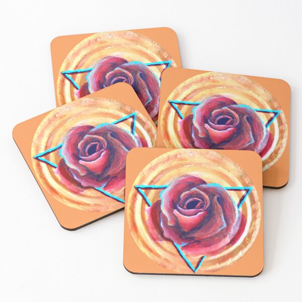 Item preview, Geometric Rose Flower  designed and sold by Levana-Jane.