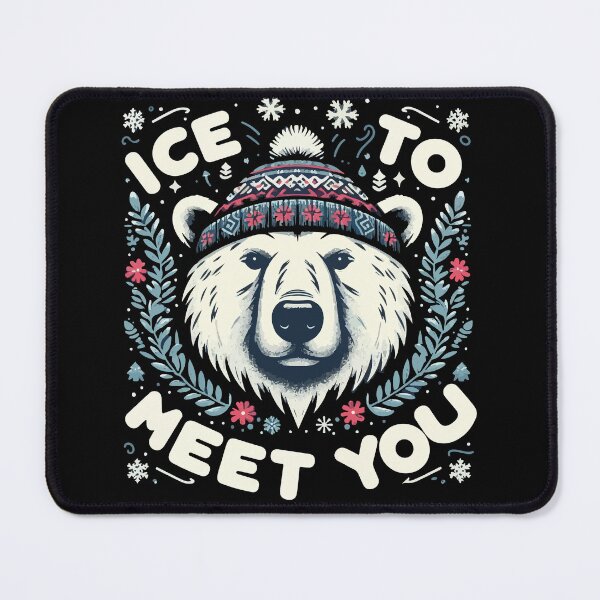 Item preview, Ice to meet you polar bear designed and sold by Decor-Craft.