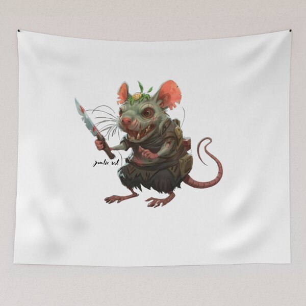 Item preview, Unraveling the Mystery of the Zombie Rat designed and sold by ChicArtThreads.
