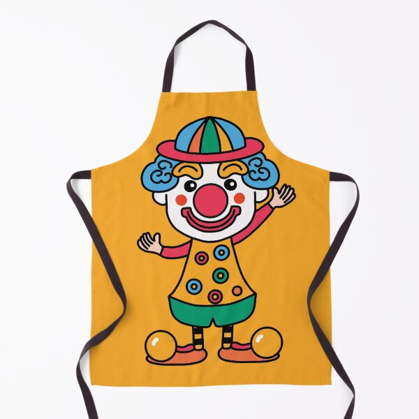 Item preview, Colorful smiling clown in cartoon style designed and sold by HarridanCreates.