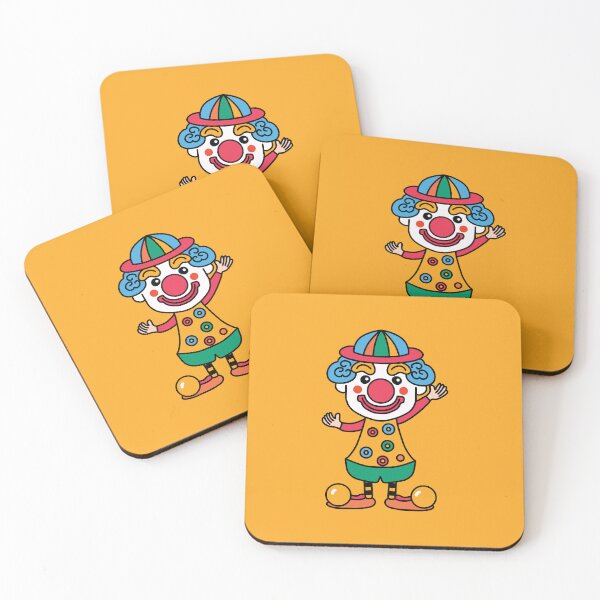 Item preview, Colorful smiling clown in cartoon style designed and sold by HarridanCreates.