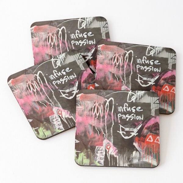 Item preview, Infuse Passion-Graffiti Style abstract painting.  designed and sold by ElinorsArtShop.
