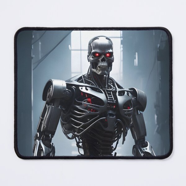 Item preview, Cyber Nightmare : Lurking Shadows of the T-800 (wall art, canvas, movie art poster and merch designed and sold by naivnoia.