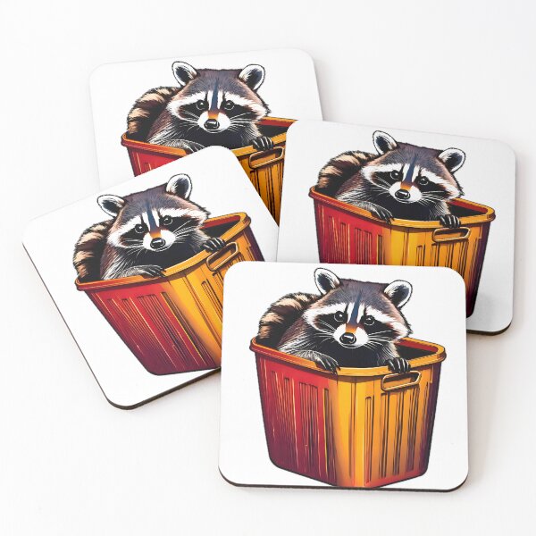 Item preview, Trash Panda - Cute Raccoon In A Trashcan designed and sold by AIncredible.