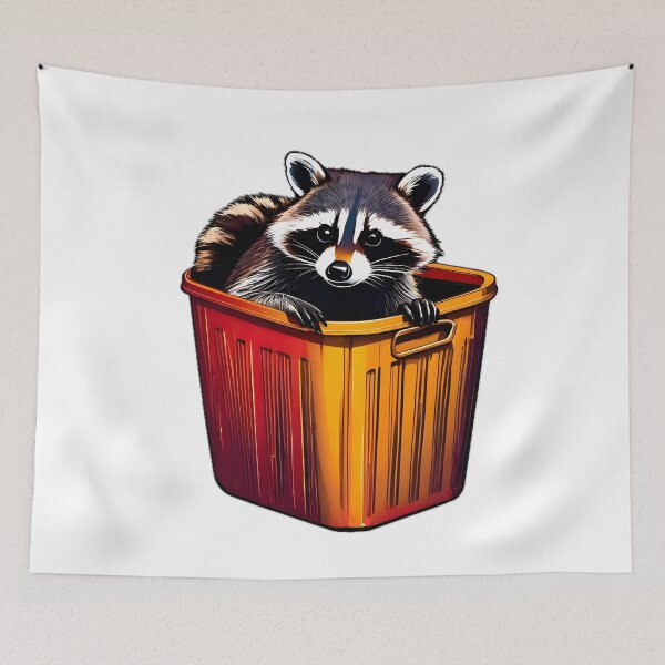 Item preview, Trash Panda - Cute Raccoon In A Trashcan designed and sold by AIncredible.