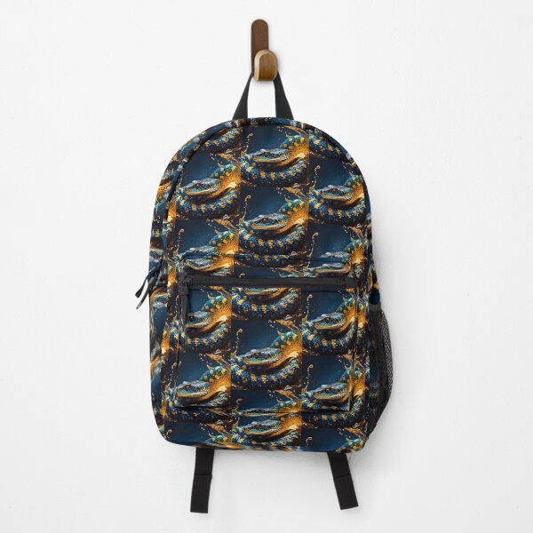 Item preview, Blue Gold Spotted Rattlesnake designed and sold by TheArtOfPat.