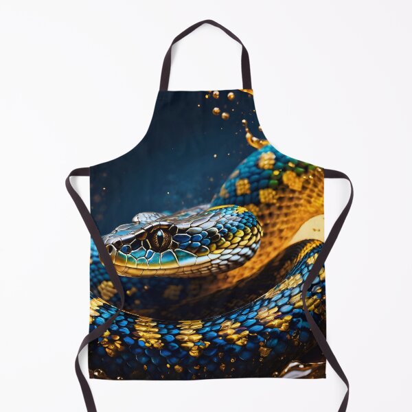 Item preview, Blue Gold Spotted Rattlesnake designed and sold by TheArtOfPat.