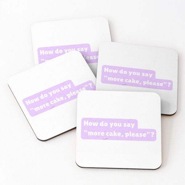 Item preview, How do you say "more cake, please?" designed and sold by paolaalchapar.