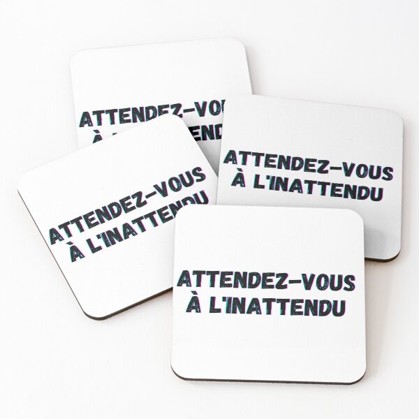 Aperçu de l'œuvre attendez-vous à l'inattendu créée et vendue par CapriCreatives.